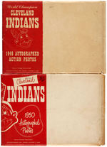 CLEVELAND INDIANS 1948 TEAM PHOTO AND 1949-1950 TEAM PHOTO PACKS.