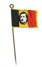 WWI CELLO FLAG STICKPIN "FOR BELGIUM RELIEF."