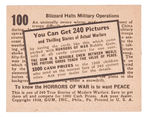 "HORRORS OF WAR" RARE  PROMOTIONAL CARDS WITH OVER-PRINT BACKS.