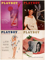 "PLAYBOY" 1957 FULL YEAR MAGAZINE SET.