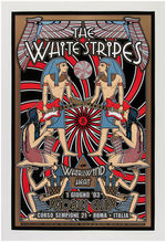 THE WHITE STRIPES LIMITED EDITION SIGNED & NUMBERED CONCERT POSTER PRINT.