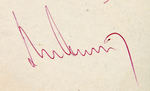 "JOHN KENNEDY" APRIL 1960 AUTOGRAPH IN SCHOOL GIRLS "AUTOGRAPH'S" ALBUM.