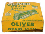 "OLIVER GRAIN DRILL" BOXED FARM TOY.