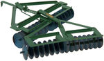 "OLIVER POWER ANGLING DISC HARROW" BOXED FARM TOY.