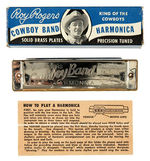 "ROY ROGERS COWBOY BAND HARMONICA" BOXED.