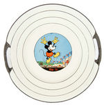 MICKEY MOUSE LARGE FRENCH SERVING PLATE.