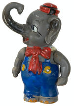 ELMER ELEPHANT BISQUE WITH MOVABLE ARMS.