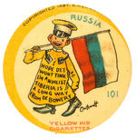 RARE YELLOW KID #101 WITH FLAG OF "RUSSIA."
