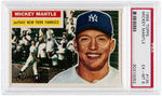 1956 TOPPS MICKEY MANTLE PSA EX-MT 6.