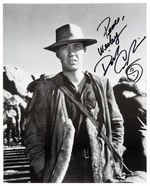 DAVID CARRADINE SIGNED PHOTO FROM KUNG FU TV SERIES.