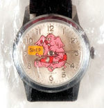 JAY WARD 1969 GEORGE OF THE JUNGLE'S "SHEP" WATCH WITH 17 JEWELS.