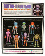 "THE OUTER SPACE MEN BY COLORFORMS ASTRO-NAUTILUS THE MAN FROM NEPTUNE" CARDED ACTION FIGURE.