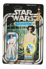 "STAR WARS - PRINCESS LEIA ORGANA" ACTION FIGURE ON 20 BK CARD.