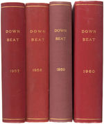 "DOWN BEAT" EXTENSIVE COLLECTION OF BOUND VOLUMES (219 ISSUES).