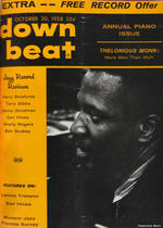 "DOWN BEAT" EXTENSIVE COLLECTION OF BOUND VOLUMES (219 ISSUES).