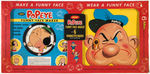 "POPEYE FUNNY FACE MAKER" BOXED JAYMAR SET & CHILD'S DISH SET.