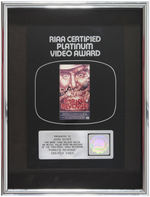 "PORKY'S REVENGE" RIAA HOLOGRAM GOLD & PLATINUM VIDEO AWARD PAIR.