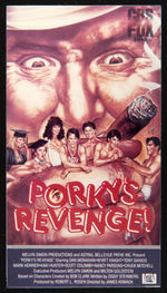 "PORKY'S REVENGE" RIAA HOLOGRAM GOLD & PLATINUM VIDEO AWARD PAIR.