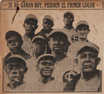 UNIQUE & INCREDIBLY COMPREHENSIVE COLLECTION OF 10 VOLUMES OF CUBAN NEWSPAPER BASEBALL CLIPPINGS.