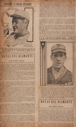 UNIQUE & INCREDIBLY COMPREHENSIVE COLLECTION OF 10 VOLUMES OF CUBAN NEWSPAPER BASEBALL CLIPPINGS.