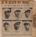 UNIQUE & INCREDIBLY COMPREHENSIVE COLLECTION OF 10 VOLUMES OF CUBAN NEWSPAPER BASEBALL CLIPPINGS.