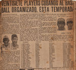 UNIQUE & INCREDIBLY COMPREHENSIVE COLLECTION OF 10 VOLUMES OF CUBAN NEWSPAPER BASEBALL CLIPPINGS.