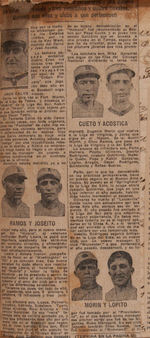 UNIQUE & INCREDIBLY COMPREHENSIVE COLLECTION OF 10 VOLUMES OF CUBAN NEWSPAPER BASEBALL CLIPPINGS.