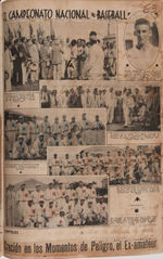 UNIQUE & INCREDIBLY COMPREHENSIVE COLLECTION OF 10 VOLUMES OF CUBAN NEWSPAPER BASEBALL CLIPPINGS.