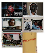 "THE COMPLETE SIX MILLION DOLLAR MAN SEASONS ONE AND TWO" EXTENSIVE CARD SET WITH AUTOGRAPH CARDS.