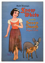 "SNOW WHITE AND THE SEVEN DWARFS PAPER DOLLS."