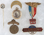 BENJAMIN HARRISON GROUP OF SIX NICE ITEMS.