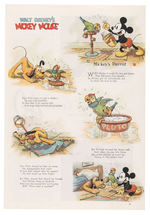 "MICKEY'S PARROT" ORIGINAL PLUTO PUBLICITY ART.