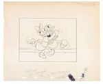 DONALD DUCK "DONALD'S DATE/MR. DUCK STEPS OUT" ORIGINAL PUBLICITY ART.