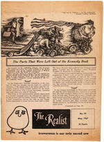 "THE REALIST" SATIRE MAGAZINE WITH WALLY WOOD DISNEYLAND MEMORIAL ORGY SCENE.