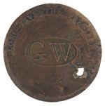 GEORGE WASHINGTON 1789 INAUGURAL BUTTON VARIETY ALBERT #WI 11C.