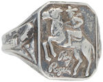 "ROY ROGERS" 1940s STERLING RING.