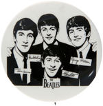 "THE BEATLES" RARE PROOF BUTTON CIRCA 1965 FROM THE LEVIN COLLECTION.