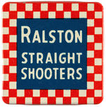 TOM MIX "RALSTON STRAIGHT SHOOTERS" BLUE VARIETY PREMIUM PERISCOPE WITH MAILER.