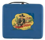 "HOPALONG CASSIDY" METAL LUNCHBOX (COLOR/DECAL VARIETY).