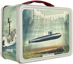 "SUBMARINE" & "BOATING" W/THERMOS METAL LUNCHBOX PAIR.