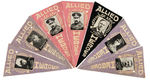 WORLD WAR I "ALLIED HEROES" MINI PENNANT LOT.