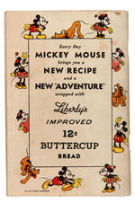 "MICKEY MOUSE RECIPE SCRAPBOOK" WITH GROUP OF PICTURE CARDS.