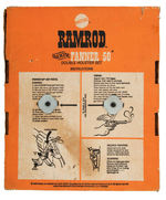 "RAMROD FANNER-50" BOXED CAP GUNS & HOLSTER SET.