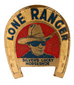 EIGHT ITEMS 1930s-1950s FOR LONE RANGER, TEXAS RANGER, BUCK JONES, CROCKETT, RED RYDER, RINTY.