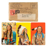 "BRAVES OF INDIAN NATIONS" CEREAL PREMIUM CARD SET.