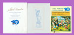 CARL BARKS SIGNED LIMITED EDITION PH OTOGRAPH AND BOXED BOOK SET.