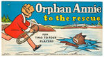 "ORPHAN ANNIE TO THE RESCUE" BOXED GAME.