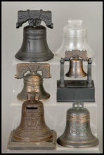 ONE HUNDRED YEAR TIME SPAN LIBERTY BELL BANK COLLECTION.