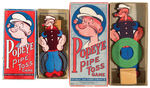 "POPEYE PIPE TOSS/RING TOSS" GAME TRIO.