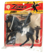 "ZORRO AND HORSE" FIGURE SET BY LIDO.